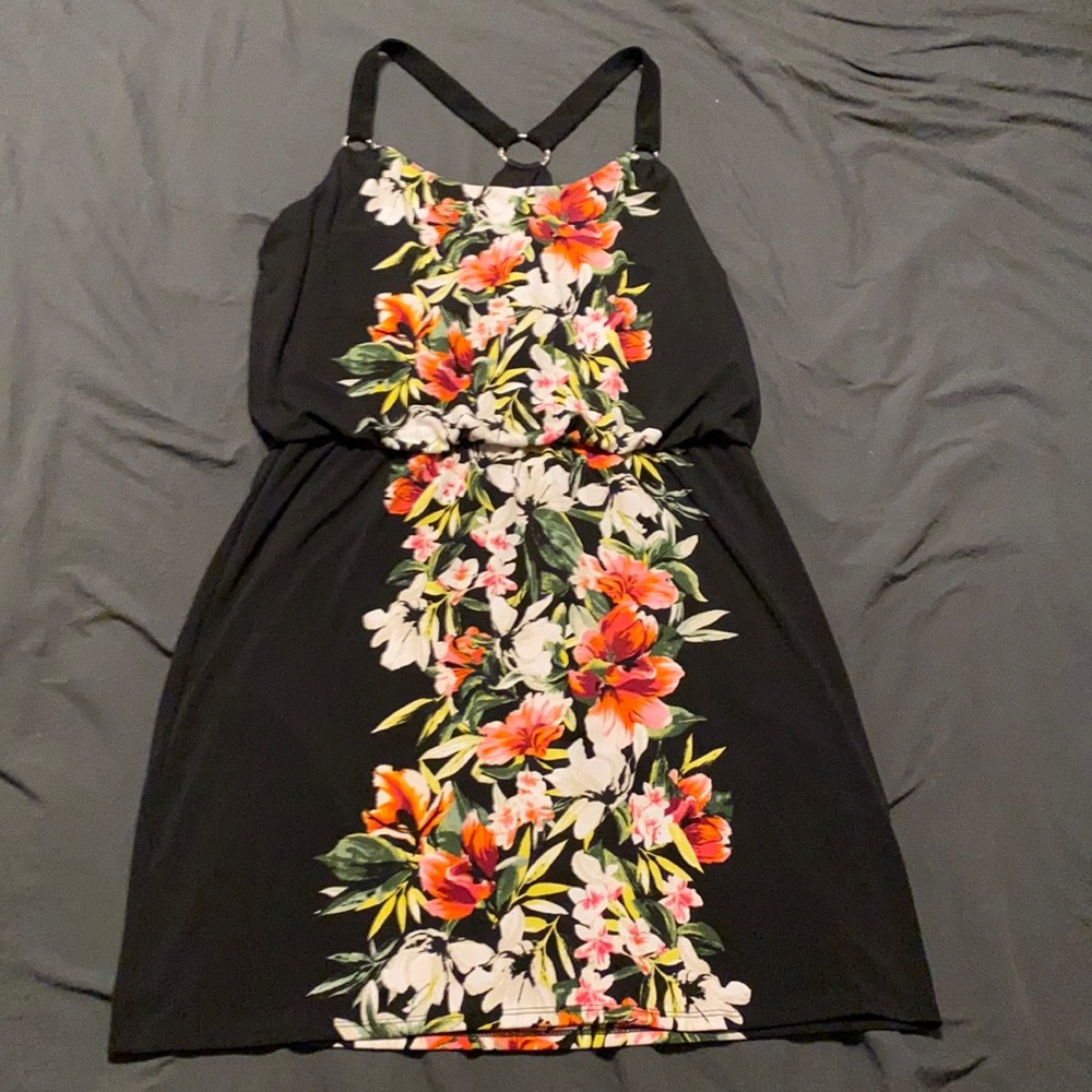 Summer floral short dress